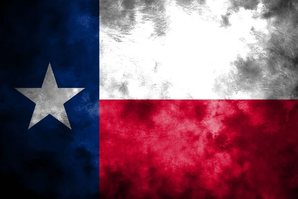 Texas grunge vlag, Verenigde Staten — Stockfoto