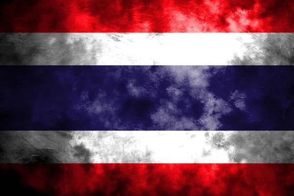 Staré Thajsko grunge pozadí vlajka — Stock fotografie