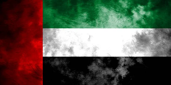 Old United Arab Emirates grunge background flag — Stock Photo, Image