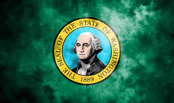 Washington state grunge flag, United States of America
