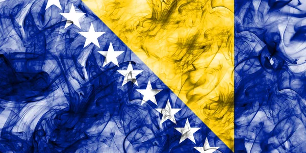 Σημαία καπνού Βοσνίας και Ερζεγοβίνης — Φωτογραφία Αρχείου