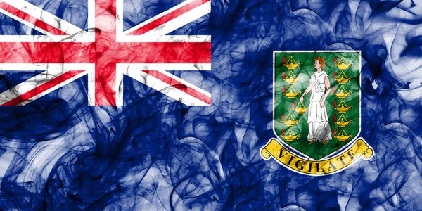 英国维京群岛烟雾旗, 英国海外领地, — 图库照片