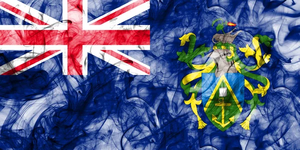 皮特凯恩群岛烟雾旗, 英国海外领土, Brita — 图库照片
