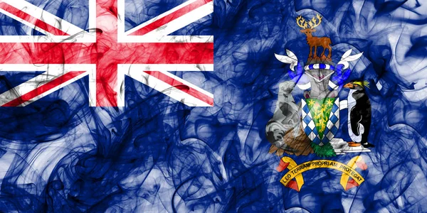 南乔治亚和南三明治群岛烟雾旗, 英国 — 图库照片