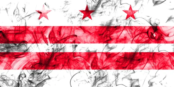 Bandera de humo del Distrito de Columbia, Washington, Maryland y V — Foto de Stock