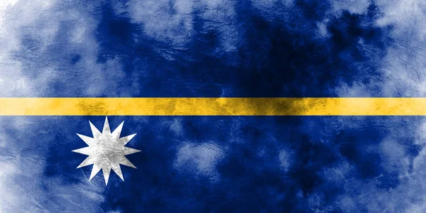 Eski Nauru grunge arka plan bayrak — Stok fotoğraf