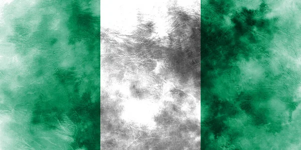 Eski Nijerya grunge arkaplan bayrağı