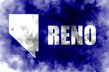 Reno City duman bayrağı, Nevada Eyaleti, Amerika Birleşik Devletleri
