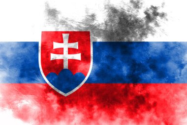 Eski Slovakya grunge arka plan bayrak