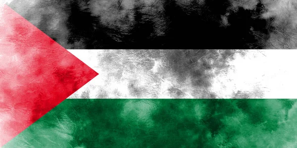 Velha Palestina grunge fundo bandeira — Fotografia de Stock