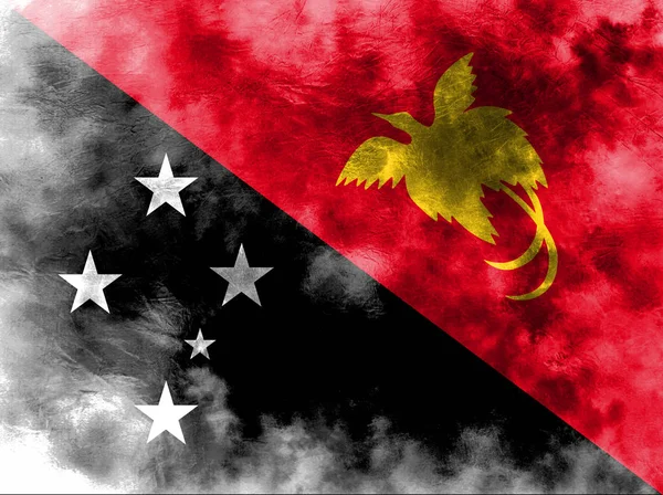 Velha Papua Nova Guiné grunge fundo bandeira — Fotografia de Stock