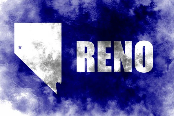 Reno City duman bayrağı, Nevada Eyaleti, Amerika Birleşik Devletleri