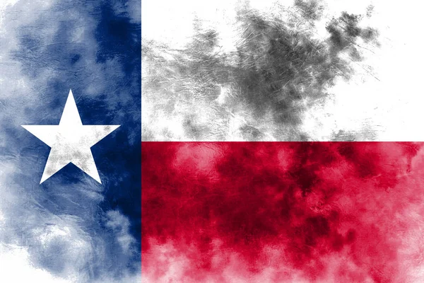 Texas grunge vlag, Verenigde Staten — Stockfoto