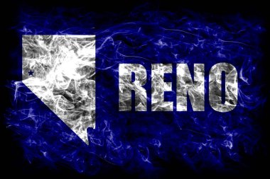 Reno City duman bayrağı, Nevada Eyaleti, Amerika Birleşik Devletleri