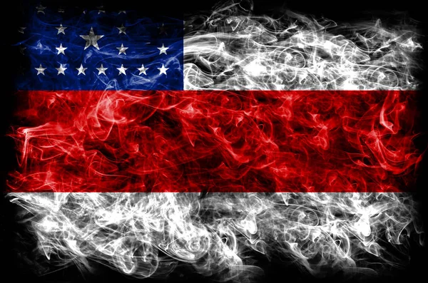 Amazonas smoke flag, state of Brazil — Stock Photo, Image