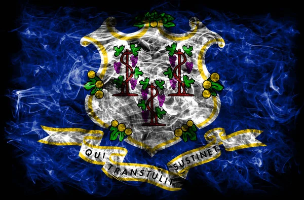 Connecticut state smoke flag, Estados Unidos da América — Fotografia de Stock