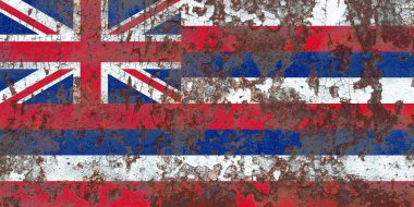 Hawaii eyalet grunge bayrak, Amerika Birleşik Devletleri