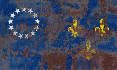 Louisville eski şehir duman bayrağı, Kentucky Eyalet, Amerika Birleşik Devletleri