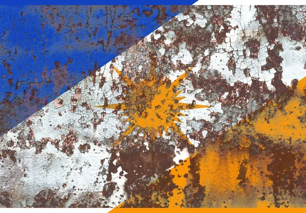 Tocantins grunge vlajka, stát v Brazílii — Stock fotografie