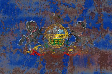 Pennsylvania Eyalet grunge bayrak, Amerika Birleşik Devletleri