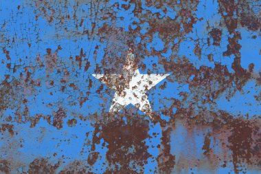 Eski Somali grunge arka plan bayrak