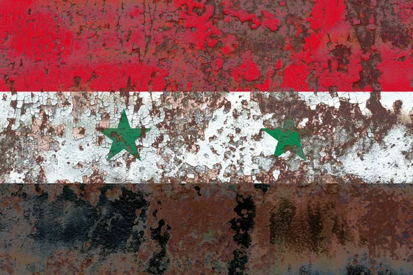 Old Syria grunge background flag — Stock Photo, Image