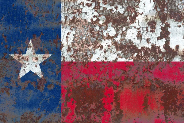 Texas grunge vlag, Verenigde Staten — Stockfoto