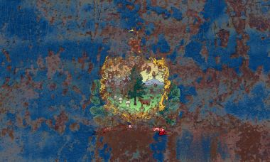 Vermont Eyalet grunge bayrak, Amerika Birleşik Devletleri