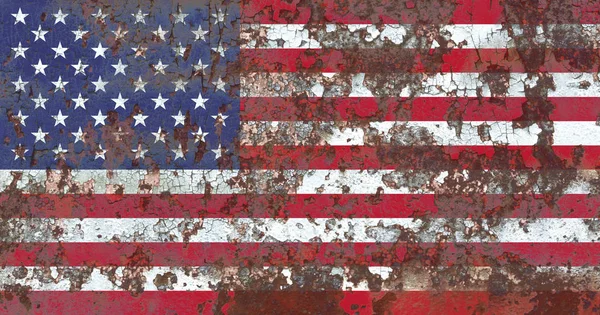 Eski Amerika Birleşik Devletleri grunge arka plan bayrak