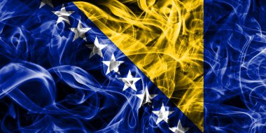 Bosna-Hersek duman bayrağı