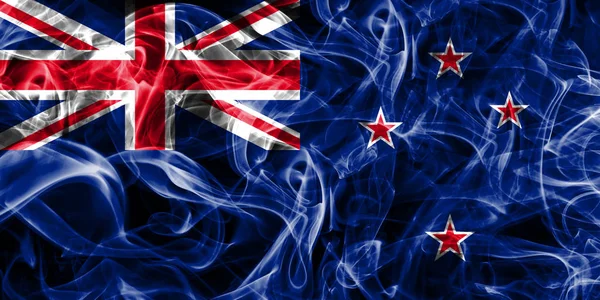 Flaga dymna Nowej Zelandii — Zdjęcie stockowe