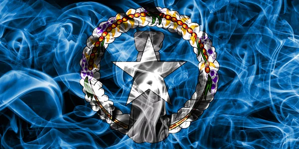 Nördliche Marianen rauchen Flagge, Commonwealth der Vereinigten Staaten — Stockfoto