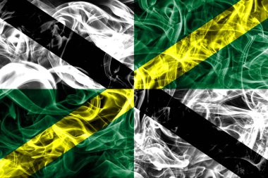 Monterey şehir duman bayrak, California State, Amerika Birleşik Devletleri Ame