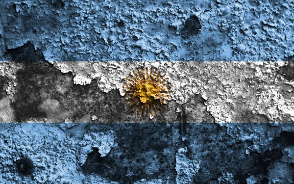 Παλιά σημαία φόντο grunge Αργεντινή — Φωτογραφία Αρχείου