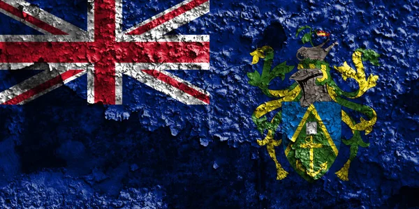 Bandera Grunge Islas Pitcairn, Territorios Británicos de Ultramar, Brit — Foto de Stock