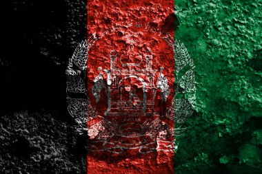 Eski Afganistan grunge arka plan bayrak