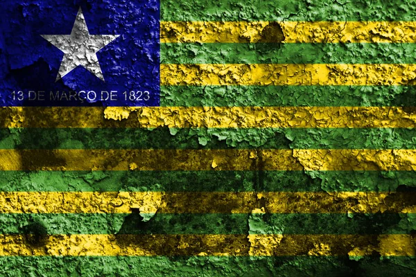 Piaui grunge σημαία, μέλη της Βραζιλίας — Φωτογραφία Αρχείου