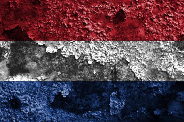 Eski Hollanda grunge arka plan bayrak