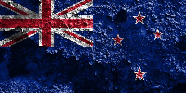 古いニュージーランド グランジ背景フラグ — ストック写真