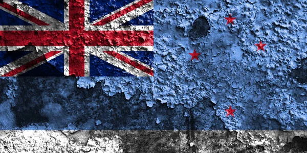 Росс Зависимость гранж флаг, Новая Заеландская зависимая территория fla — стоковое фото