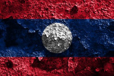 Eski Laos grunge arka plan bayrak