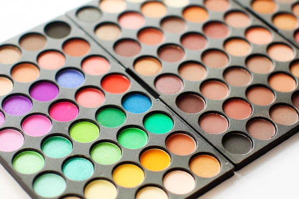 Bunte Lidschatten Palette. Hintergrund bilden — Stockfoto