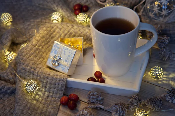 Tazza di tè caldo — Foto Stock