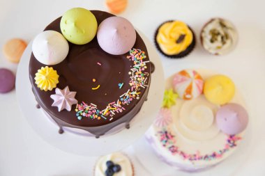 sevimli tatlı pasta