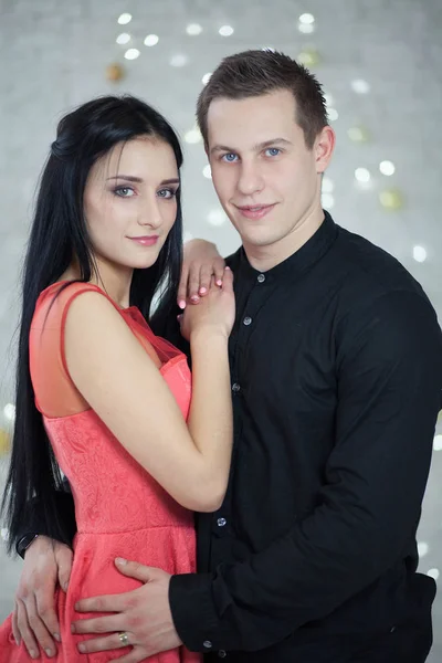 Couple celebrating christmas — Stock Photo, Image