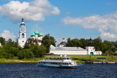 Yolcu gemisi bir büyük nehir vlogs Rusya gider