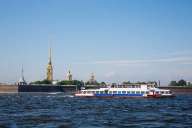St. Petersburg Peter ve Paul kale görünümü