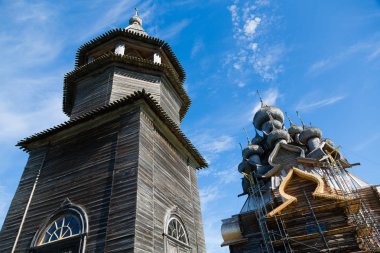 Mimari yapı Kizhi Pogost Russi Kizhi adada