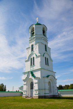 Bell kutsal Trinity Alexander kule Svirsky Monastery Kuzey Rus