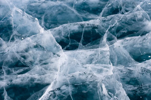 Eis aus der Kälte geknackt. — Stockfoto